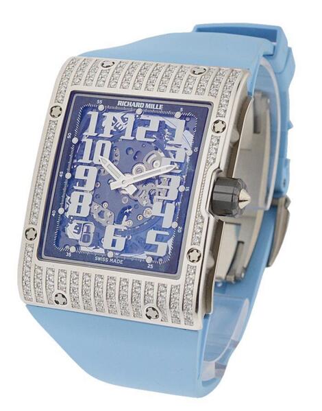 Richard Mille RM 016 White Gold RM016WGFull_blue watch for sale